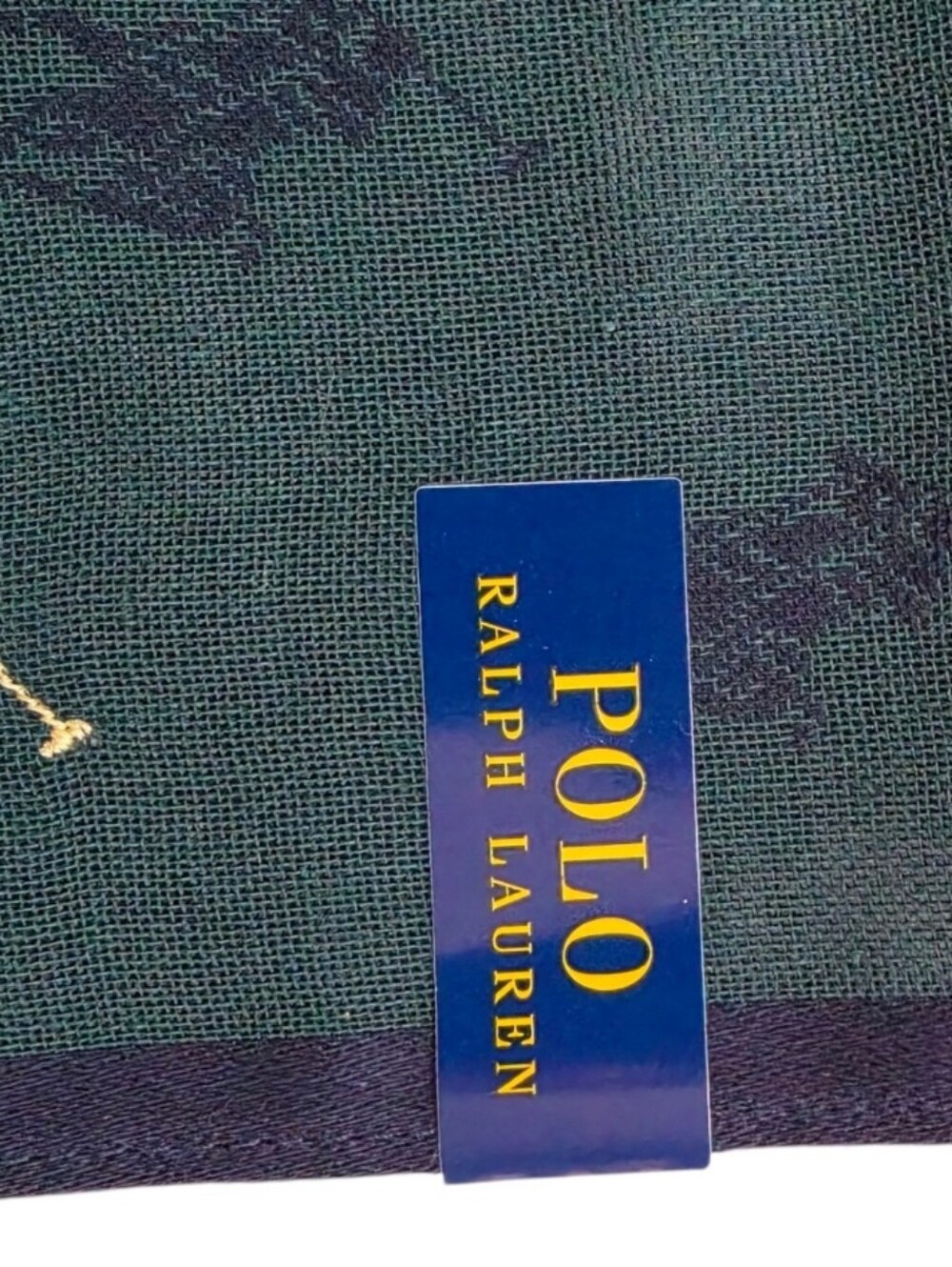 Polo Ralph Lauren Monogram Pocket Square Handkerchief NWT Made in Japan - Picture 4 of 8